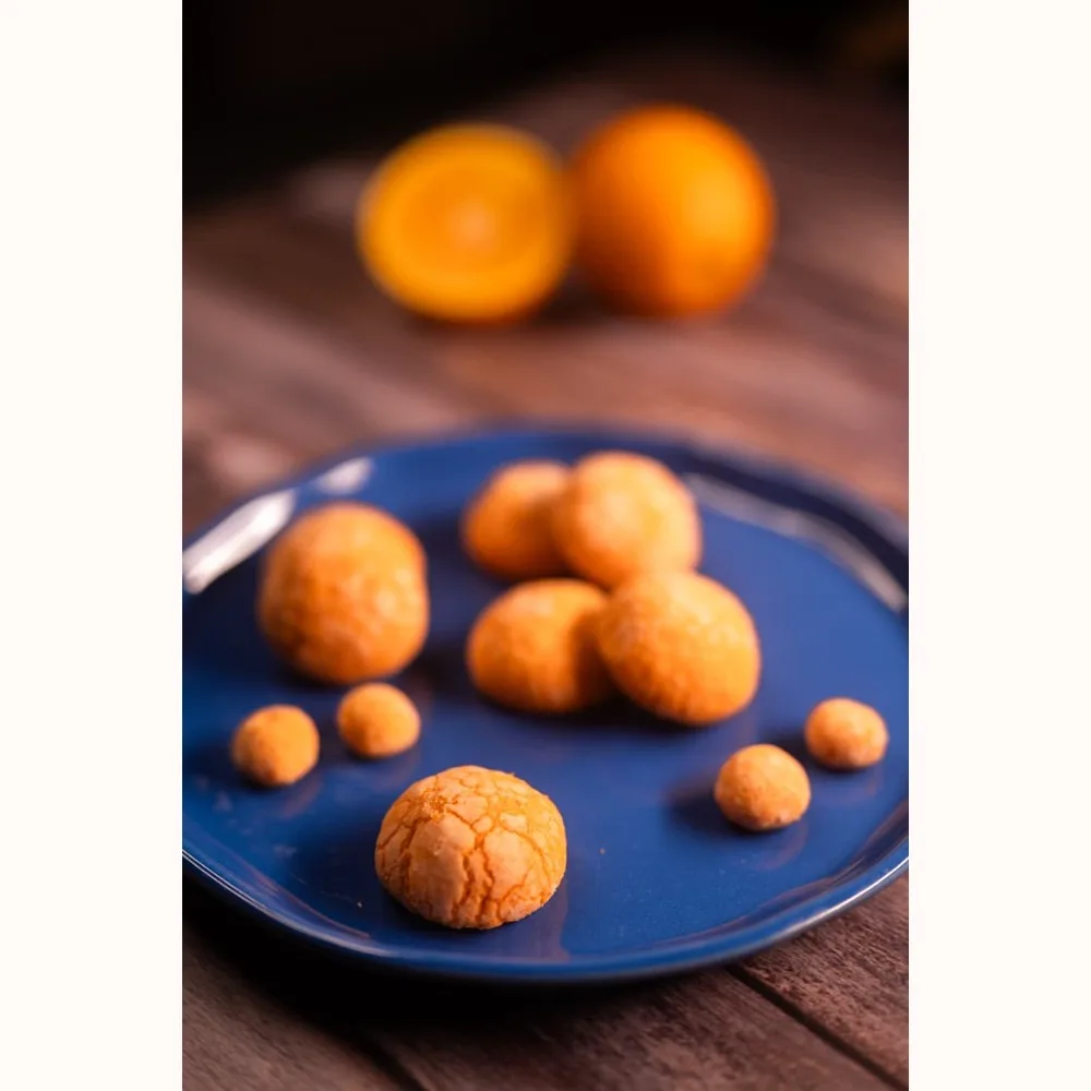 Wrinkle Orange Cookies (4pcs)